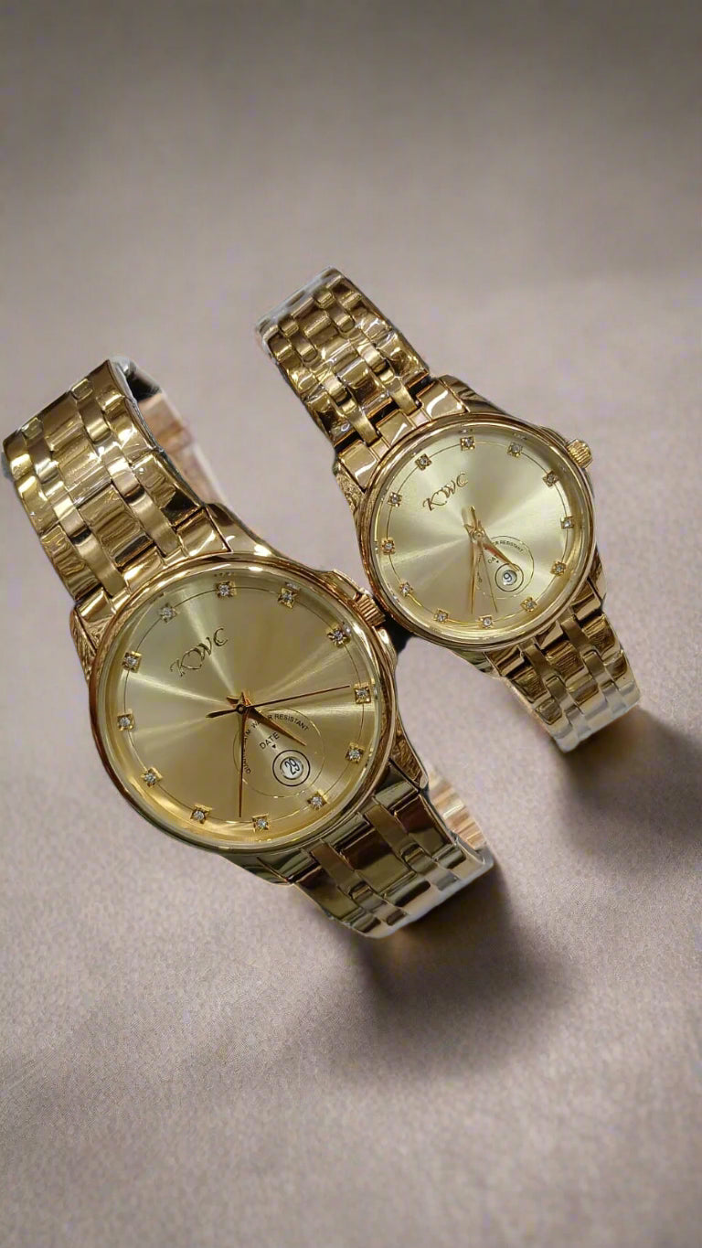 KWC Model K-414 Couple Watch Set