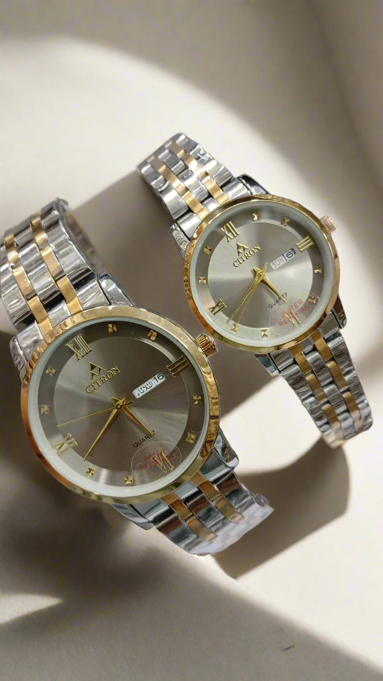Citron Couple Watch Set